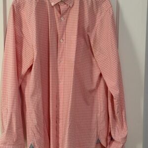 Bonobos Pink Checkered Casual Shirt